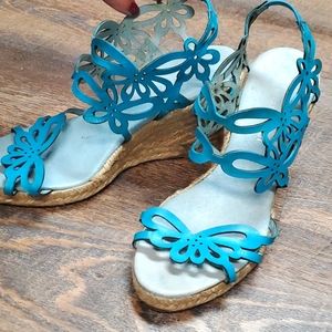 Eric Michael wedge sandal Size 38 US 7.5